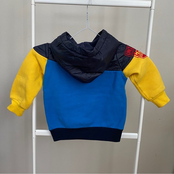 Cool Multi-color Striped Sweatshirt Jacket - Picture 2 of 5